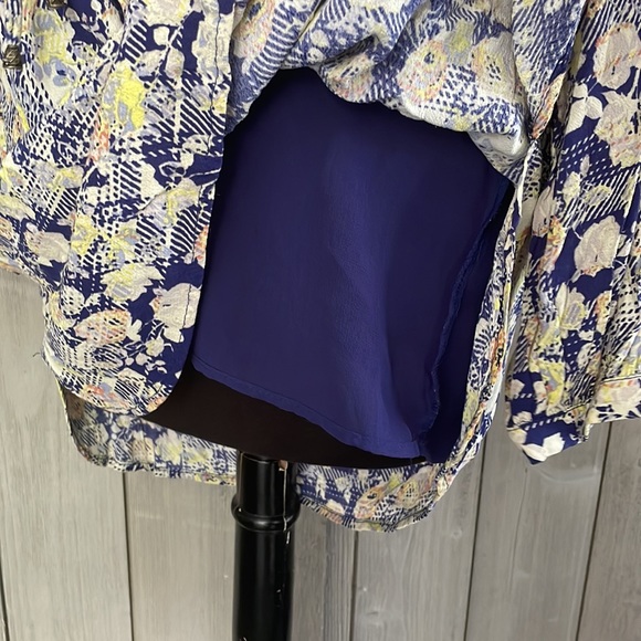 Skies are Blue/Stitch Fix Floral Lace Front Shift Dress - Picture 4 of 8